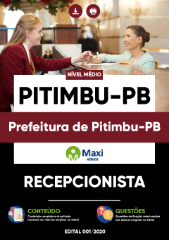 Apostila Prefeitura de Pitimbu-PB - Recepcionista