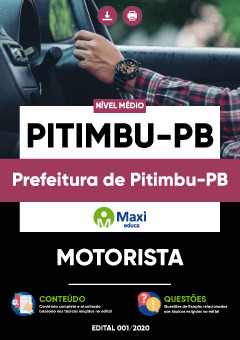Apostila Prefeitura de Pitimbu-PB - Motorista