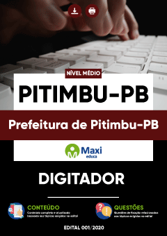 Apostila Prefeitura de Pitimbu-PB - Digitador