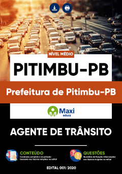 Apostila Prefeitura de Pitimbu-PB - Agente de Trânsito