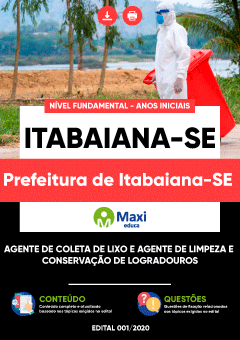 Apostila Prefeitura de Itabaiana-SE - Agente de Coleta de Lixo e Agente de Limpeza e Conservação de Logradouros