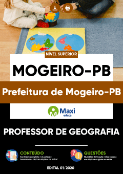 Apostila Prefeitura de Mogeiro-PB - Professor de Geografia