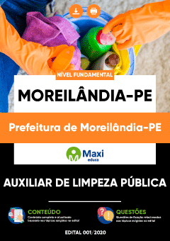 Apostila Prefeitura de Moreilândia-PE - Auxiliar de Limpeza Pública