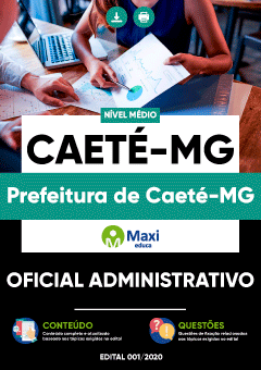 Apostila Prefeitura de Caeté-MG - Oficial Administrativo