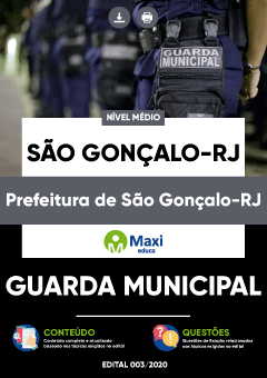 Apostila Prefeitura de São Gonçalo-RJ - Guarda Municipal