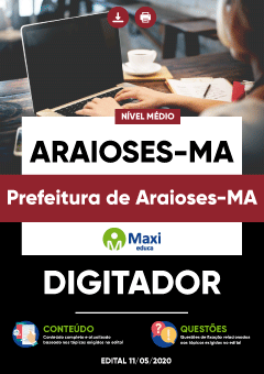 Apostila Prefeitura de Araioses-MA - Digitador