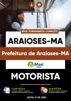 Apostila Prefeitura de Araioses-MA - Motorista