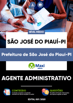 Apostila Prefeitura de São José do Piauí-PI - Agente Administrativo