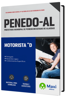Apostila Prefeitura de Penedo-AL 2022 - Motorista "D"