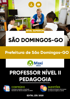 Apostila Prefeitura de São Domingos-GO - Professor Nível II - Pedagogia