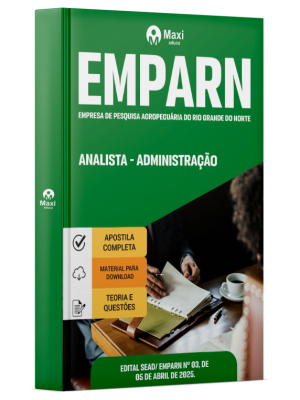 Apostila EMPARN - 2025 - Analista - Administração