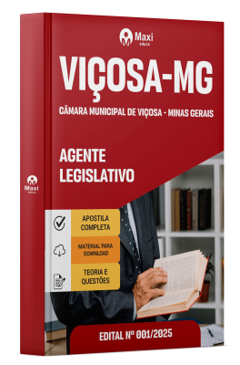 Apostila Câmara de Viçosa - MG -2025 - Agente Legislativo
