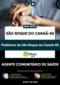 Apostila Prefeitura de São Roque do Canaã-ES - Agente Comunitário de Saúde