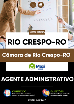 Apostila Câmara de Rio Crespo-RO - Agente Administrativo