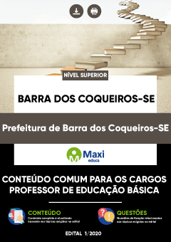 Apostila Prefeitura de Barra dos Coqueiros-SE - Conteúdo Comum para os Cargos Professor de Educação Básica