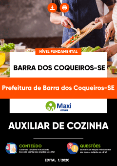 Apostila Prefeitura de Barra dos Coqueiros-SE - Auxiliar de Cozinha
