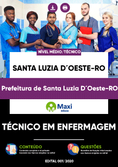 Apostila Prefeitura de Santa Luzia D´Oeste-RO - Técnico em Enfermagem