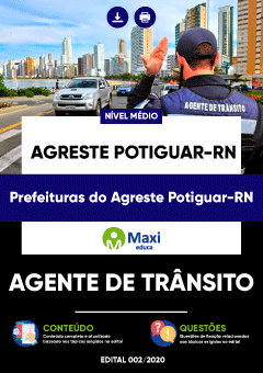 Apostilas Prefeituras do Agreste Potiguar-RN - Agente de Trânsito