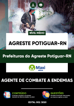 Apostilas Prefeituras do Agreste Potiguar-RN - Agente de Combate a Endemias