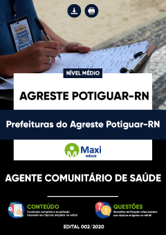 Apostilas Prefeituras do Agreste Potiguar-RN - Agente Comunitário de Saúde
