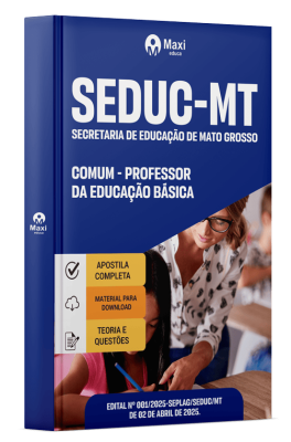 Apostila SEDUC-MT 2025 - Comum - Professor da Educação Básica