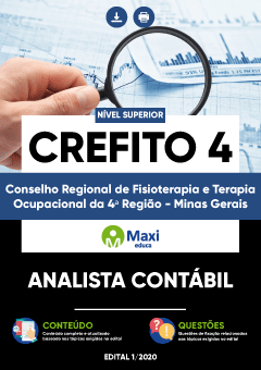 Apostila Conselho Regional de Fisioterapia e Terapia Ocupacional da 4ª Região-Minas Gerais - CREFITO 4 - Analista Contábil