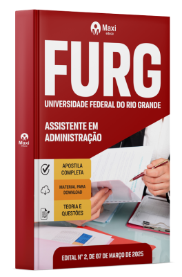 Apostila FURG-RS 2025 - Assistente em Administração