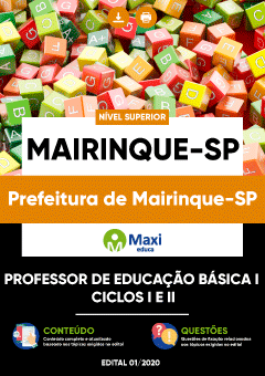 Apostila Prefeitura de Mairinque-SP - Professor de Educação Básica I - Ciclos I e II