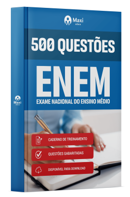Caderno 500 questões gabaritadas 2025 - ENEM