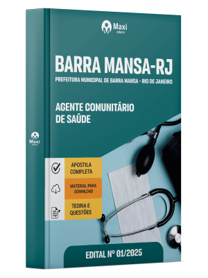 Apostila Prefeitura de Barra Mansa-RJ 2026 - Agente Comunitário de Saúde