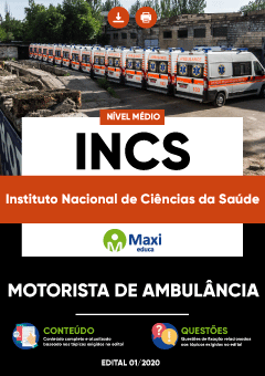 Apostila Instituto Nacional de Ciências da Saúde - INCS - Motorista de Ambulância