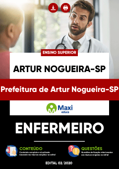 Apostila Prefeitura de Artur Nogueira-SP - Enfermeiro