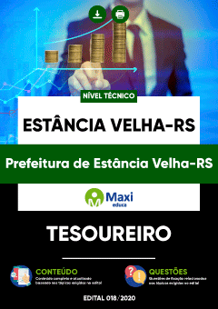 Apostila Prefeitura de Estância Velha-RS - Tesoureiro