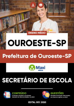 Apostila Prefeitura de Ouroeste-SP - Secretário de Escola
