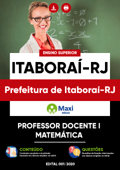Apostila Prefeitura de Itaboraí-RJ - Professor Docente I - Matemática