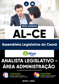 Apostila Assembleia Legislativa do Estado do Ceará-AL-CE - Analista Legislativo - Área Administração