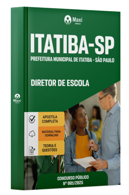 Apostila Prefeitura de Itatiba - SP 2025 - Diretor de Escola