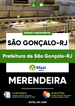 Apostila Prefeitura de São Gonçalo-RJ - Merendeira
