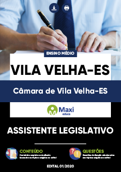 Apostila Câmara de Vila Velha-ES - Assistente Legislativo