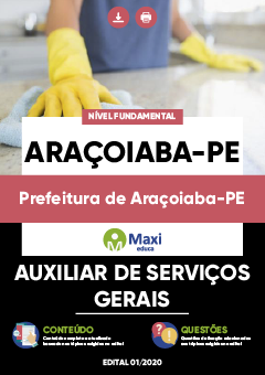 Apostila Prefeitura de Araçoiaba-PE - Auxiliar de Serviços Gerais