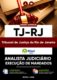Apostila Tribunal de Justiça do Estado do Rio de Janeiro - TJ-RJ - Analista Judiciário - Especialidade: Execução de Mandados