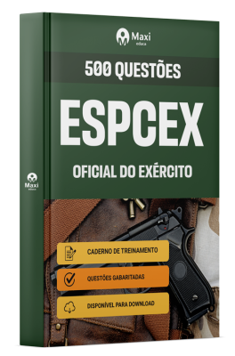 Caderno 500 questões gabaritadas - EsPCEx 2025 - Oficial do Exército