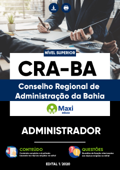 Apostila Conselho Regional de Administração da Bahia - CRA-BA - Administrador