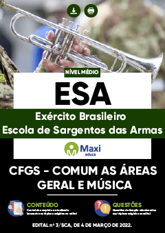 Apostila ESA 2022 - CFGS - Comum as Áreas: Geral e Música