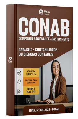 Apostila CONAB 2025 - Analista - Contabilidade ou Ciências Contábeis