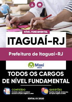 Apostila Prefeitura de Itaguaí-RJ - Todos os cargos de Nível Fundamental