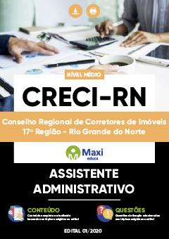 Apostila Conselho Regional de Corretores de Imóveis 17º Região - Rio Grande do Norte - CRECI-RN - Assistente Administrativo