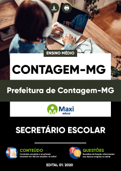 Apostila Prefeitura de Contagem-MG - Secretário Escolar