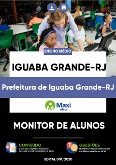Apostila Prefeitura de Iguaba Grande-RJ - Monitor de Alunos