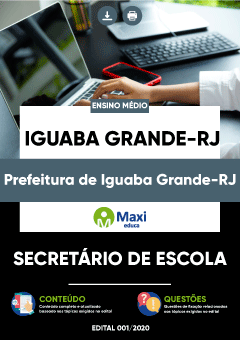 Apostila Prefeitura de Iguaba Grande-RJ - Secretário de Escola